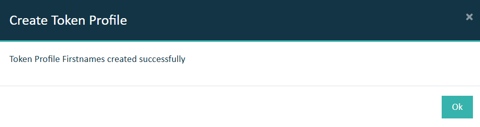 New token profile