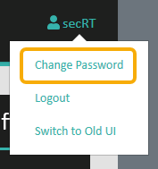 Select Change Password option
