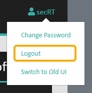 Select Logout option