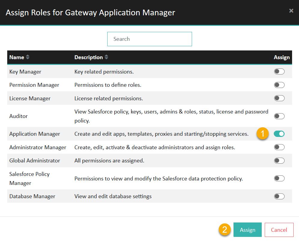 Assign roles to AD group