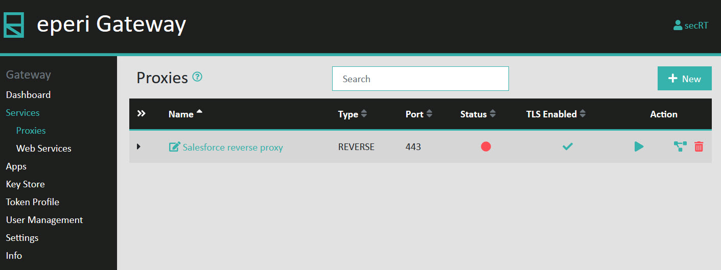 New proxy created