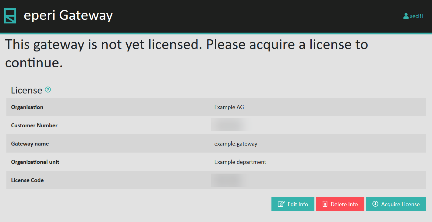 eperi Customer Portal Login