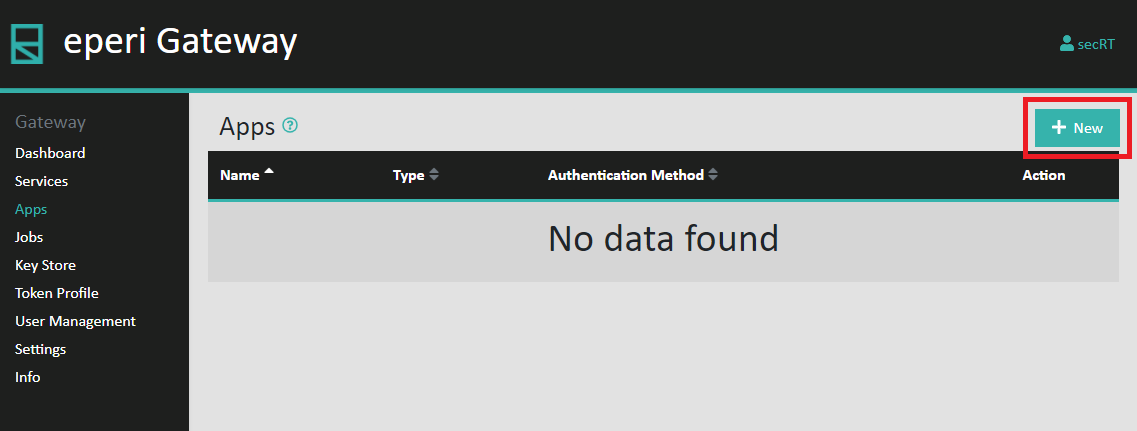 New app - REST Protection Proxy