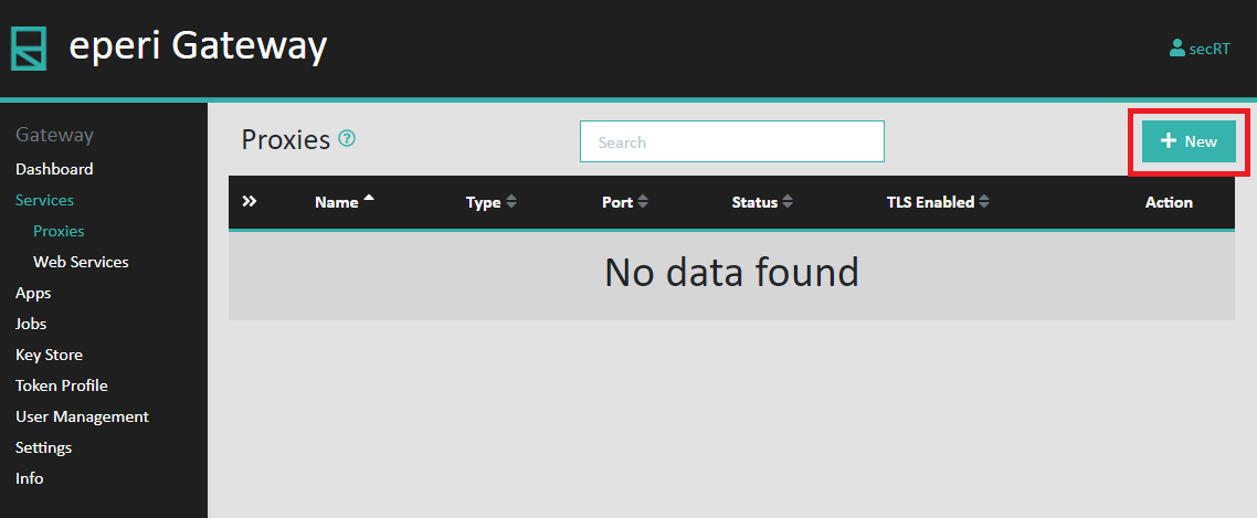 New Proxy - REST Protection Proxy