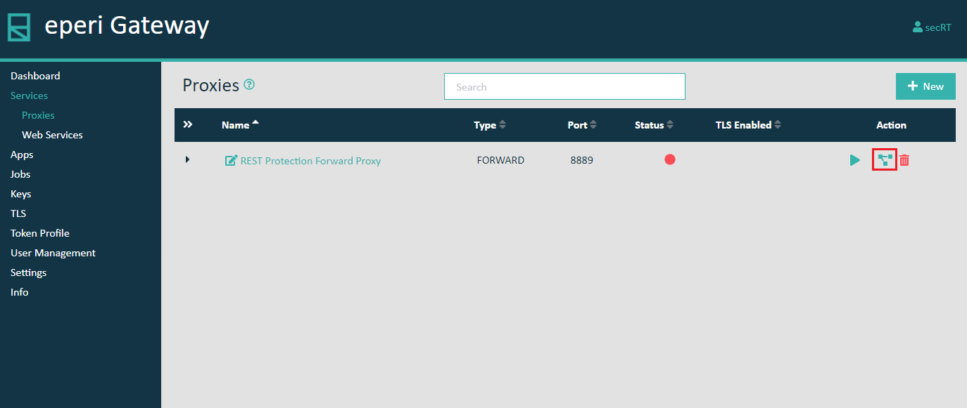 Assign App to Proxy